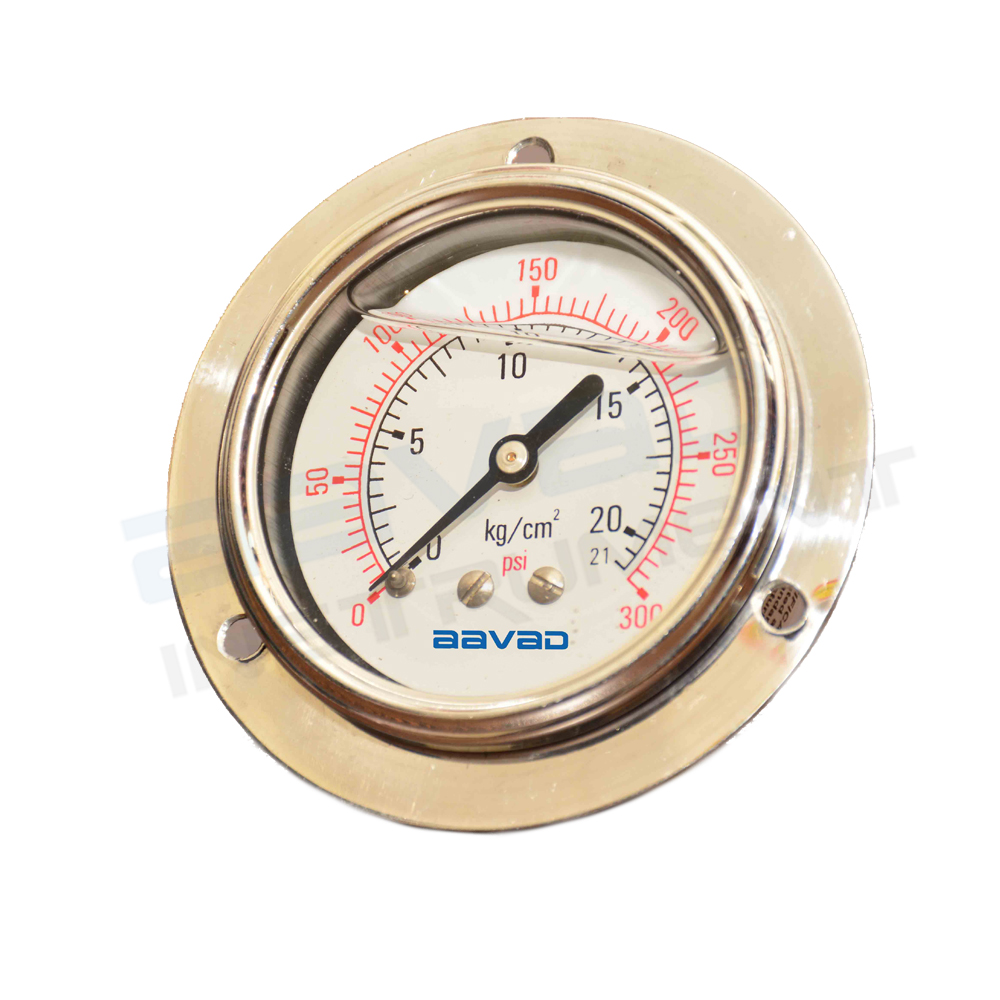 Analogue Panel Mounted Pressure Gauge